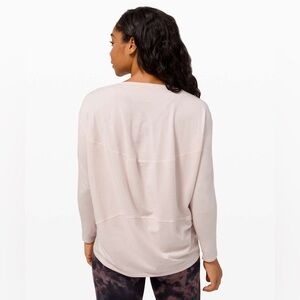 Lululemon Athletica Back in Action Long Sleeve Top Workout Running Shirt